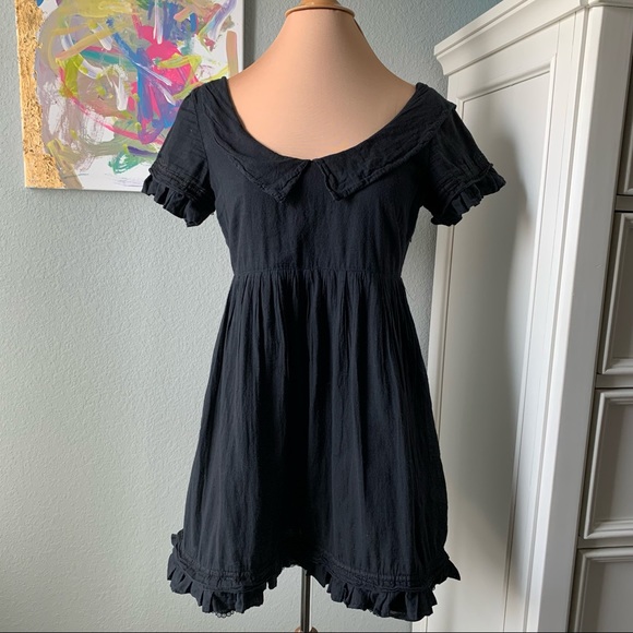 Anthropologie Babydoll with Peter Pan Collar